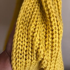 mustard yellow scarv